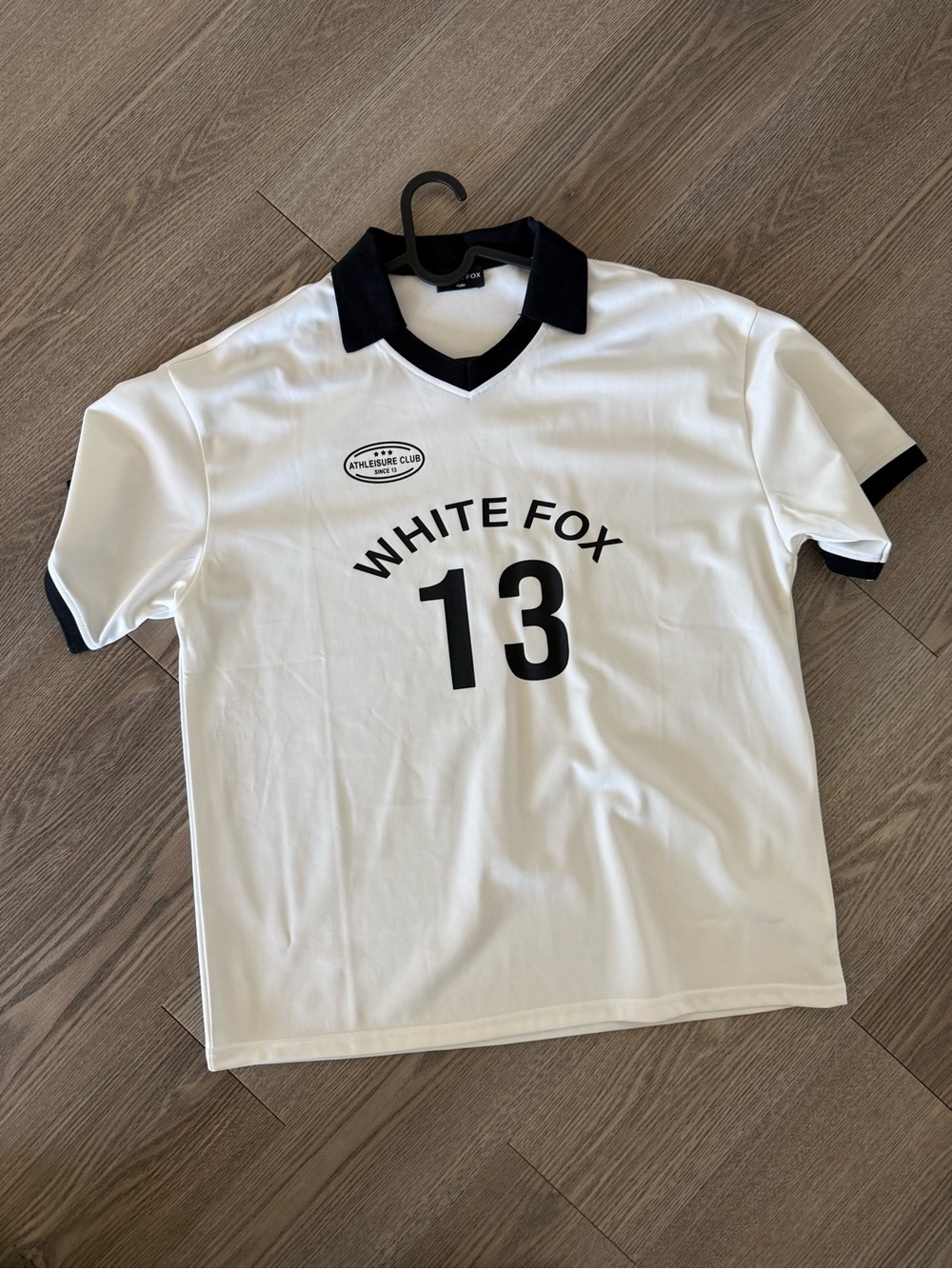 White Fox Boutique White Polo Jersey